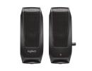 Logitech S120 Lightweight Stereo Speakers in a Slim, Black